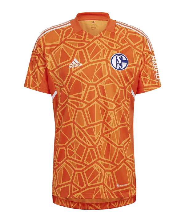 adidas fc schalke 04 tw-trikot 2223 orange