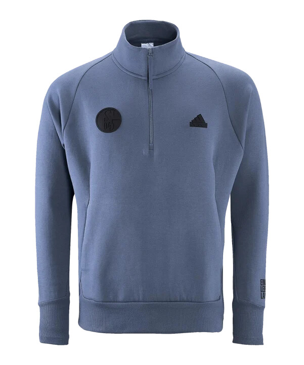 adidas fc schalke 04 z.n.e. hoody graublau
