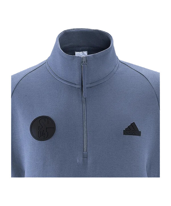 adidas fc schalke 04 z.n.e. hoody graublau