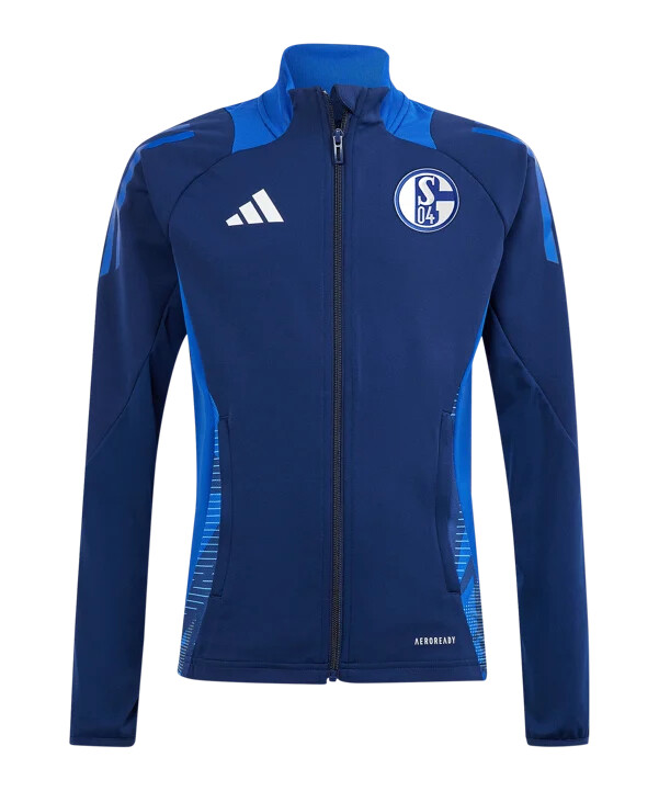 adidas fc schalke 04 trainingsjacke kids dunkelblau