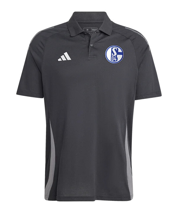 adidas fc schalke 04 poloshirt schwarz