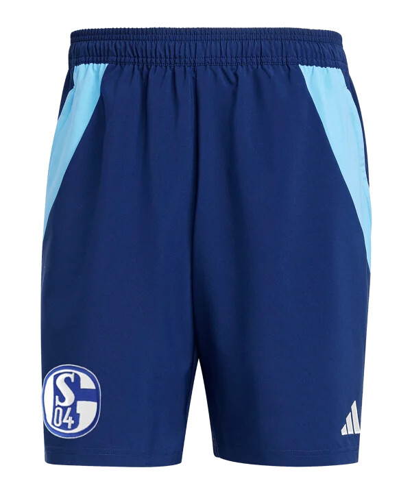 adidas fc schalke 04 trainingsshort dunkelblau
