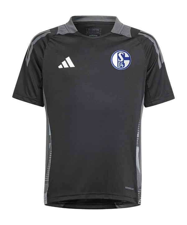 adidas fc schalke 04 tiro trainingsshirt kids schwarz