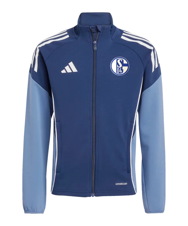 adidas fc schalke 04 trainingsjacke kids blau