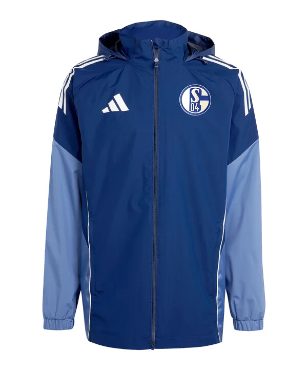 adidas fc schalke 04 regenjacke blau