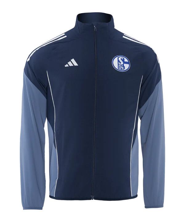 adidas fc schalke 04 präsentationsjacke blau