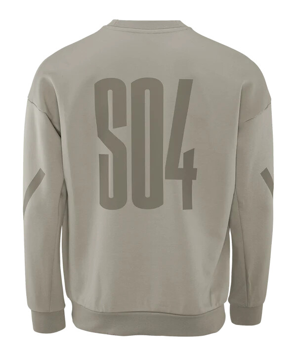 adidas fc schalke 04 z.n.e. sweatshirt beige