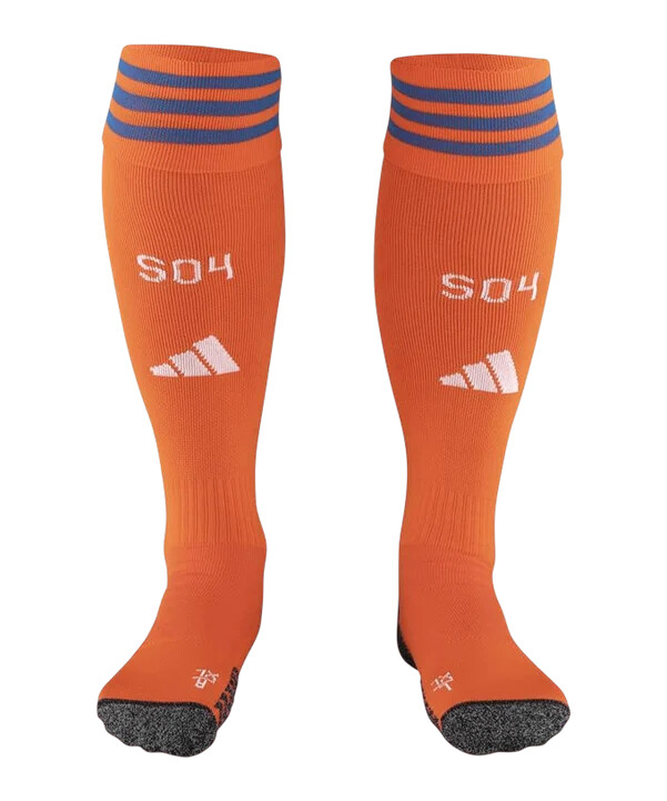 adidas fc schalke 04 stutzen 3rd 20252026 orange