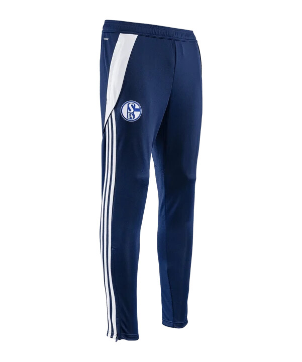 adidas fc schalke 04 essentials jogginghose kids blau