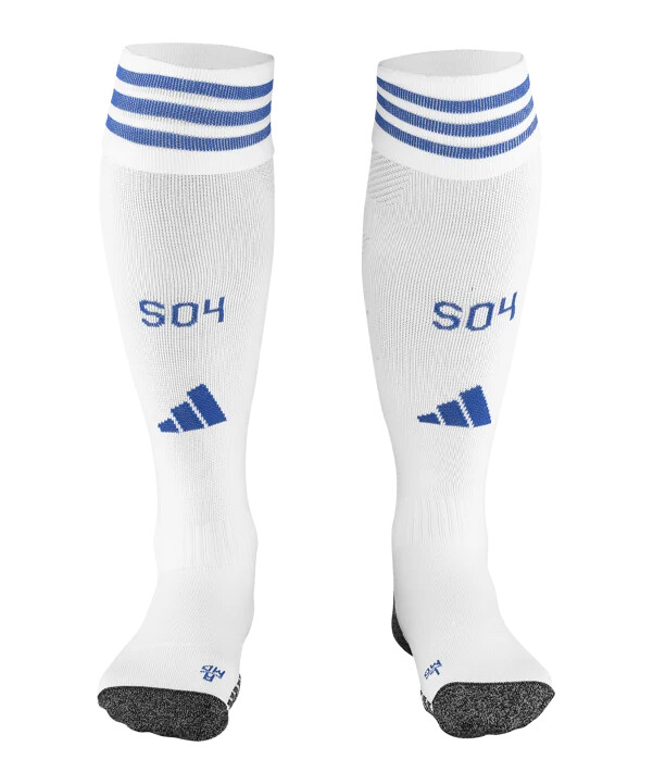 adidas fc schalke 04 strumpfstutzen away 20252026 weiss