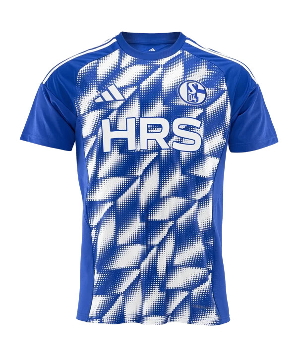 adidas fc schalke 04 prematch trainingsshirt blau