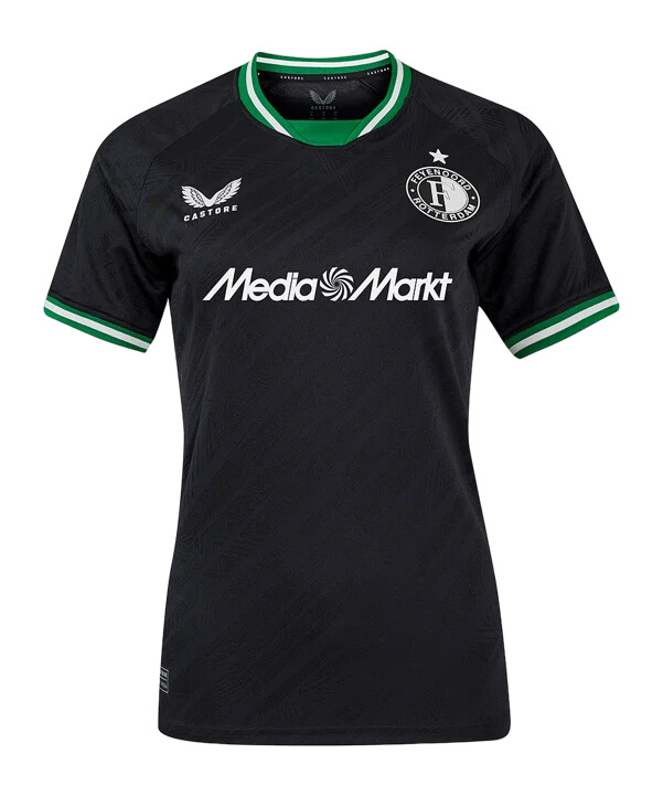 castore feyenoord rotterdam trikot away 20242025 kids schwarz f010