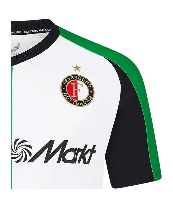 castore feyenoord rotterdam trikot 3rd 20242025 kids grün f101