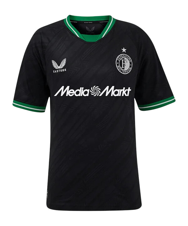 castore feyenoord rotterdam trikot away 20242025 kids schwarz f010