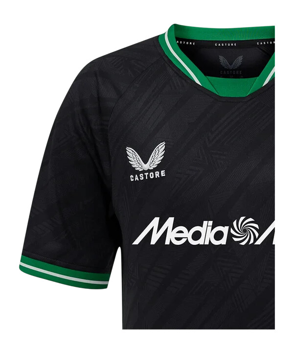 castore feyenoord rotterdam trikot away 20242025 kids schwarz f010