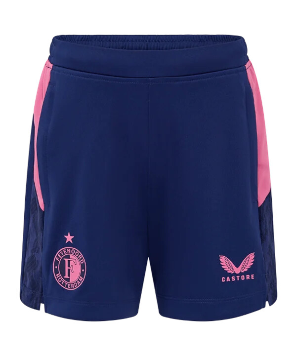 castore feyenoord rotterdam knit short blau f163