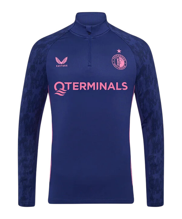 castore feyenoord rotterdam sweatshirt blau f163