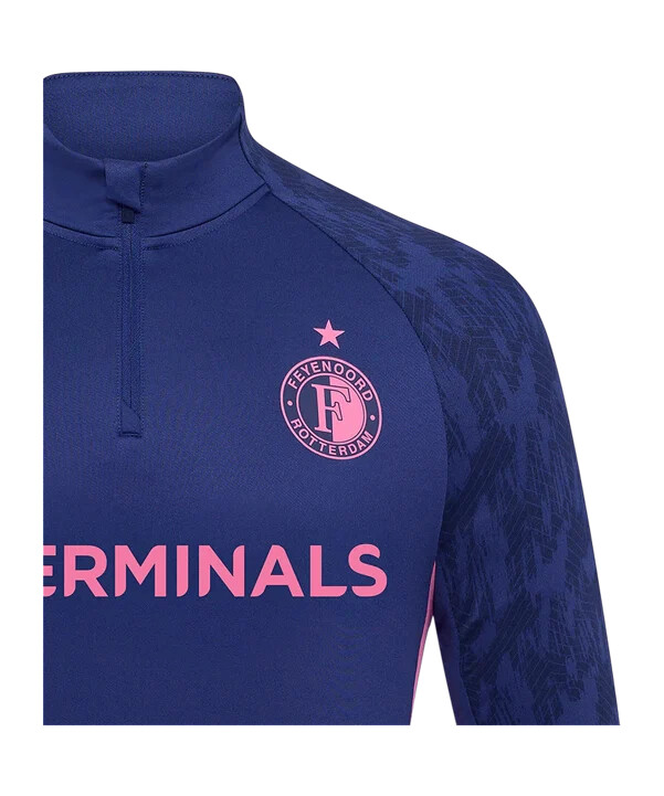 castore feyenoord rotterdam sweatshirt blau f163