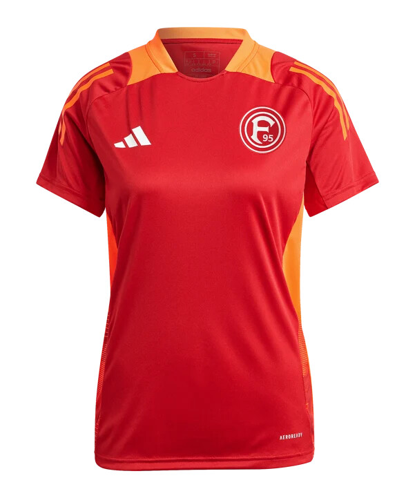 adidas fortuna düsseldorf trainingsshirt damen rot