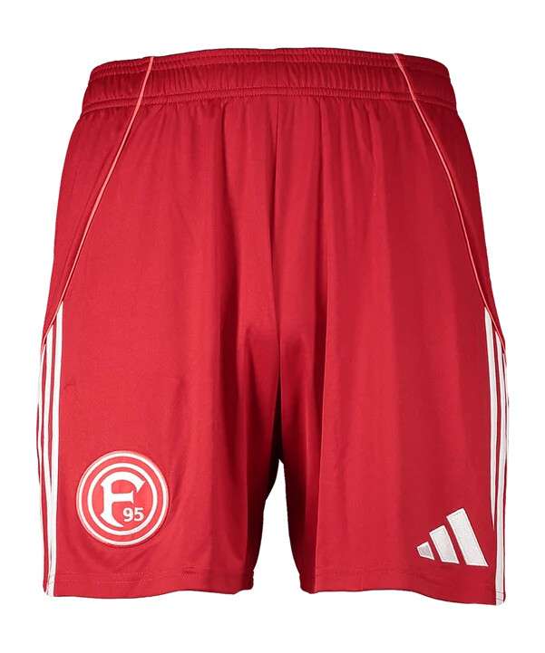 adidas fortuna düsseldorf short heim 20252026 rot