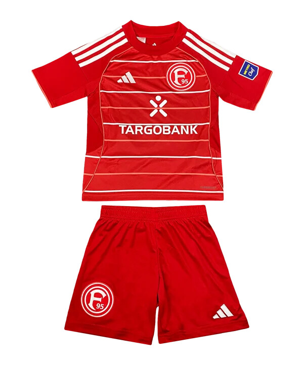 adidas fortuna düsseldorf trikot set heim 20252026 kids rot