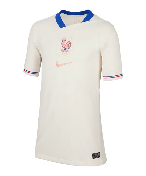 nike france trikot away 2025 kids beige f110
