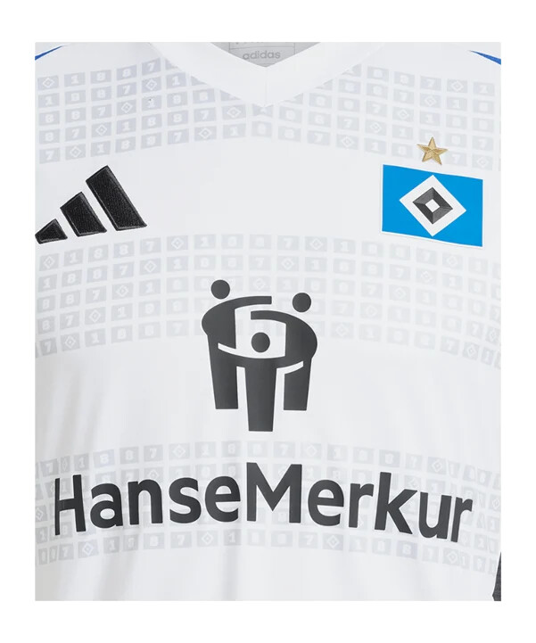 adidas hamburger sv trikot home 20242025 damen weiss
