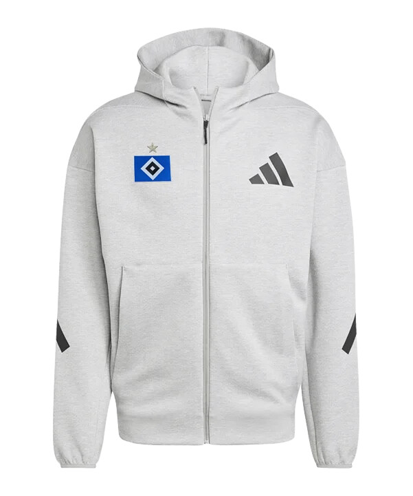 adidas hamburger sv z.n.e jacke grau