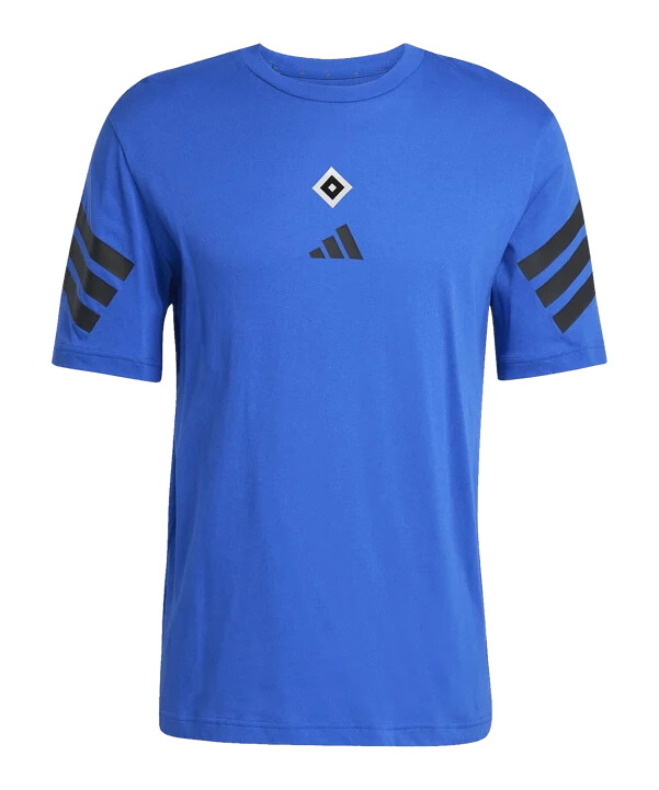 adidas hamburger sv f.i t-shirt blau