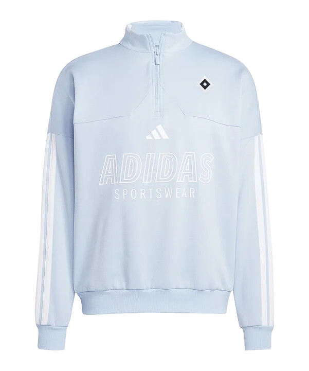 adidas hamburger sv troyer sweatshirt blau