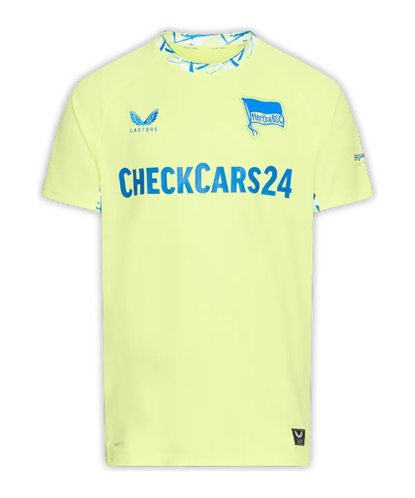 castore hertha bsc berlin auth. trikot 3rd 20252026 orange f100