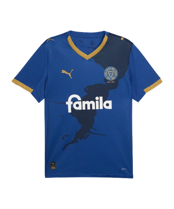 puma holstein kiel trikot home blau f01