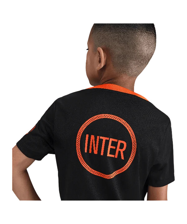 nike inter mailand trainingsshirt kids schwarz f010