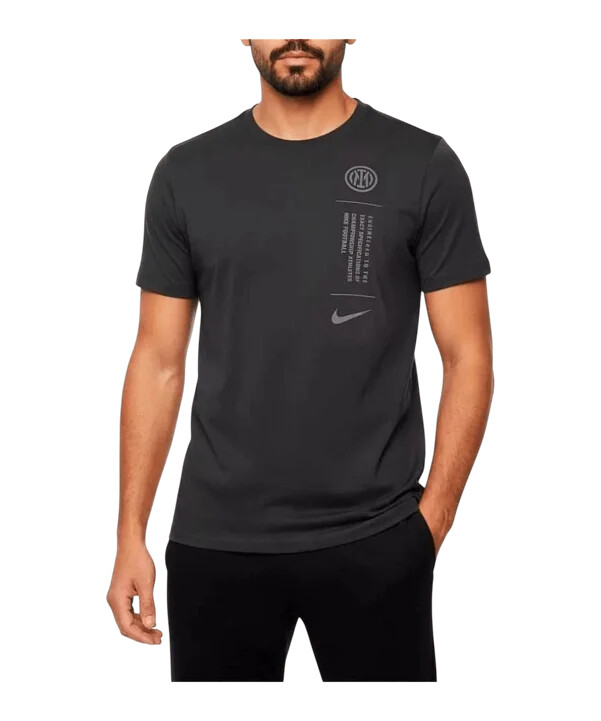 nike inter mailand football t-shirt grau f060