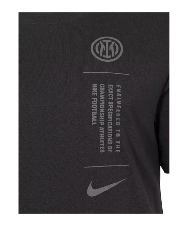 nike inter mailand football t-shirt grau f060