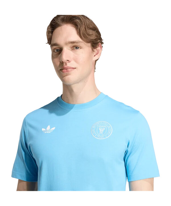 adidas inter miami t-shirt blau