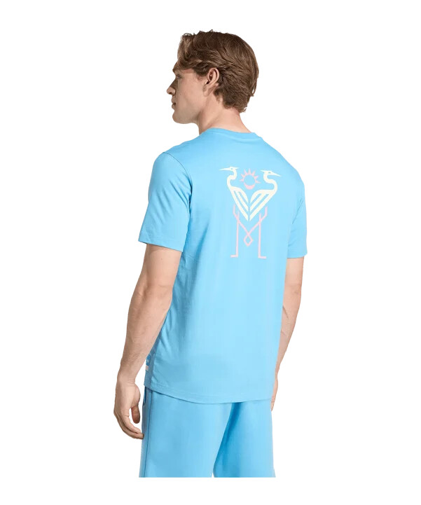 adidas inter miami t-shirt blau