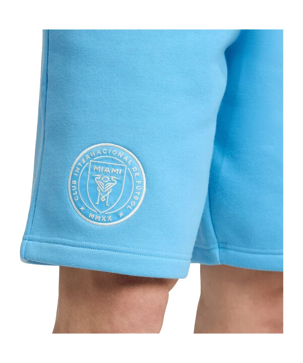adidas inter miami travel short blau