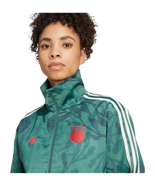 adidas italy track sweatshirt damen grün