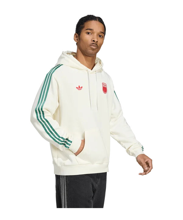 adidas italy hoody weiß