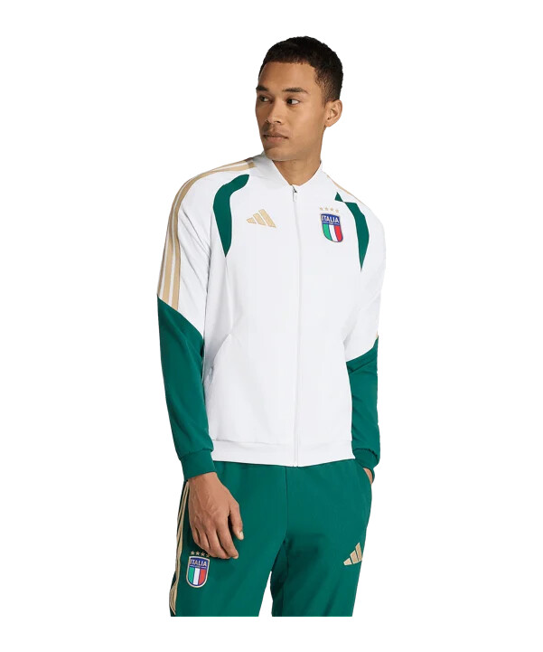 adidas italien präsentationsjacke weiß