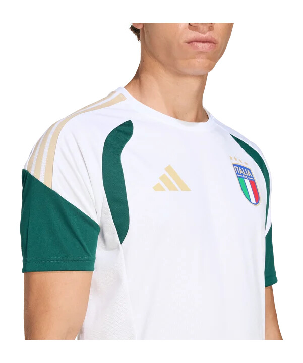 adidas italien tiro trainingsshirt weiß