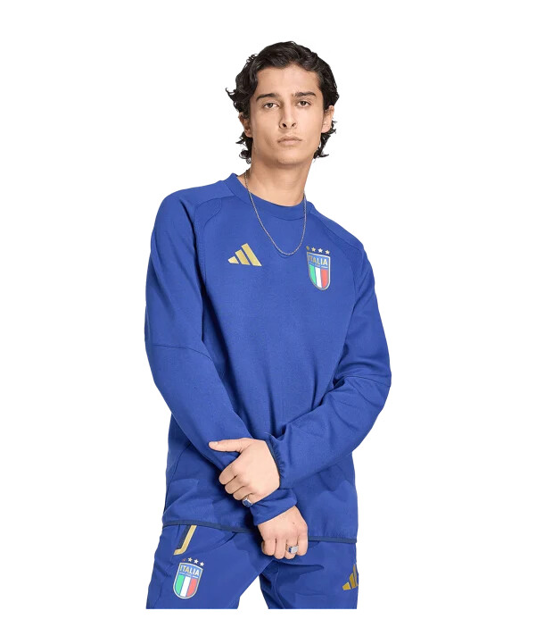 adidas italien tiro travel sweatshirt blau