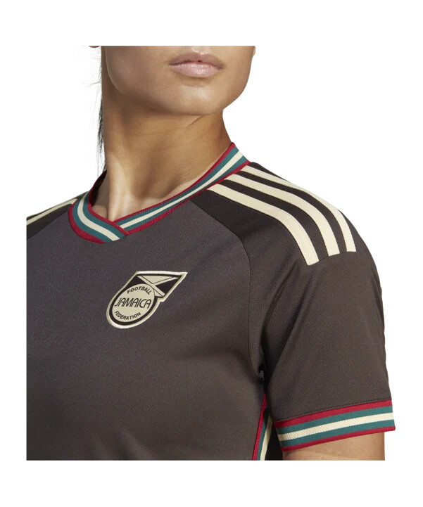 adidas jamaica trikot away frauen wm 2023 damen braun