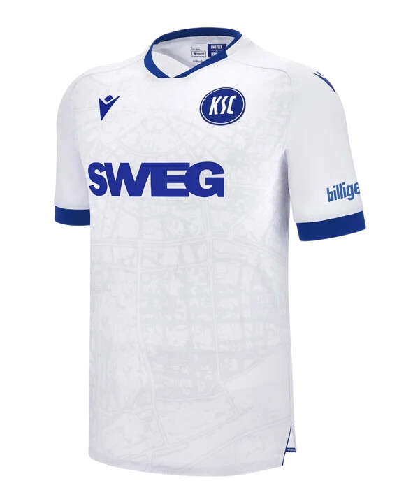 macron karlsruher sc trikot away 20252026 weiß