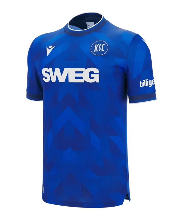 macron karlsruher sc trikot home 20252026 blau