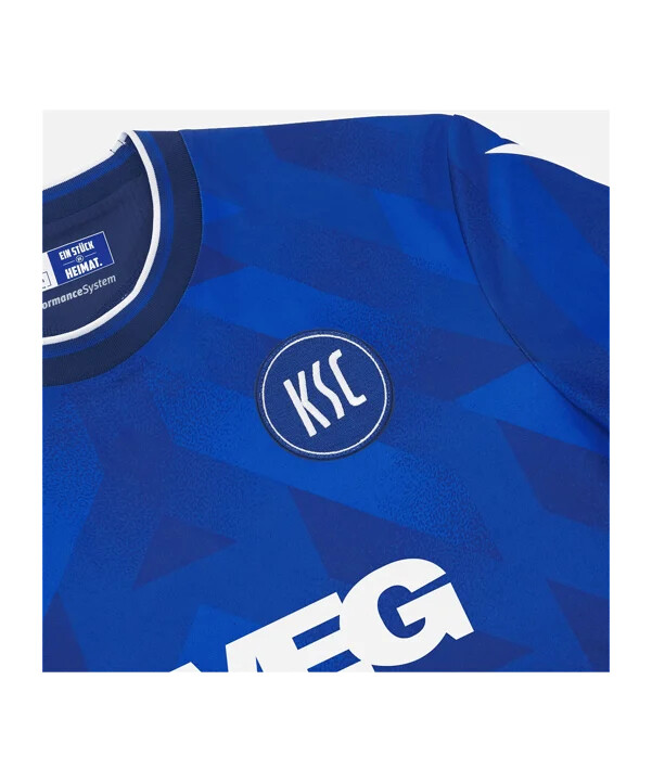 macron karlsruher sc trikot home 20252026 blau
