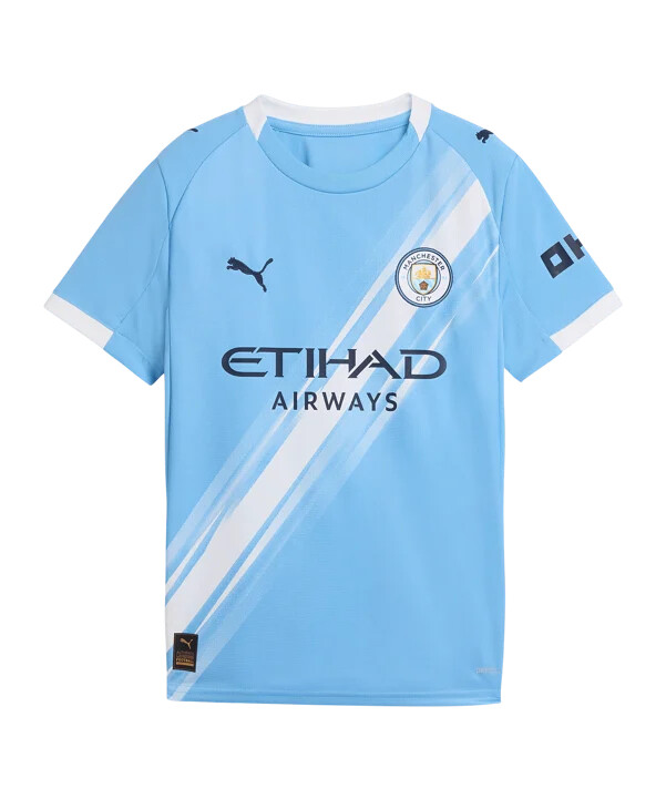 puma manchester city trikot home 20252026 kids blau f01