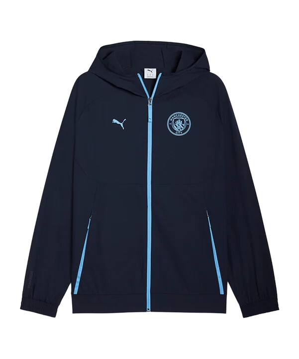puma manchester city pumatech woven jacke blau f06