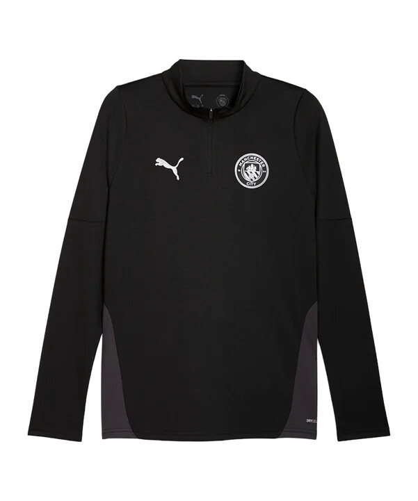 puma manchester city training 14 zip sweatshirt kids schwarz f14